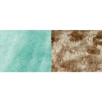 large faux fur rug 2 save 10 duck egg blue and silver acrylic