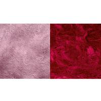 Large Faux Fur Rug (2 - SAVE £10), Heather and Cerise, Acrylic