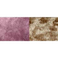 large faux fur rug 2 save 10 heather and silver acrylic