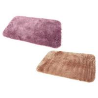 Large Faux Fur Rug (2 - SAVE £10), Heather and Taupe, Acrylic
