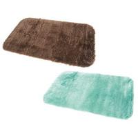 large faux fur rug 2 save 10 brown and duck egg blue acrylic