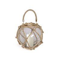 la rochelle nautical globe lantern in stainless steel with nickel plat ...