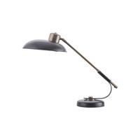 Large Black & Brass Lamp