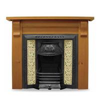 Laurel Cast iron Tiled Insert, from Carron Fireplaces