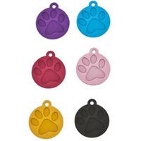 Large Paw Print Tags