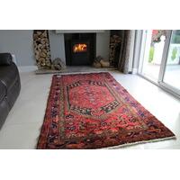 large hand tufted hamadan wool rug