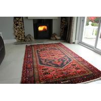 Large Hand Made Khamseh Persian Wool Rug