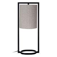 Lara Metal Table Lamp 60cm White Fabric Shade