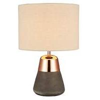 Larson Concrete & Copper Table Lamp