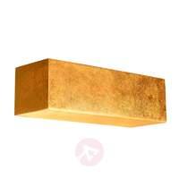 larina angular wall light in gold