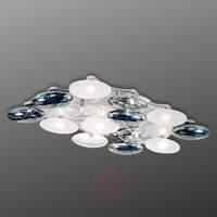 Laola Ceiling Light Three Glass Colours