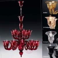 lagune 3 chandelier red