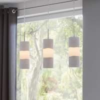 Lagonia - 3-bulb pendant light with glass shades