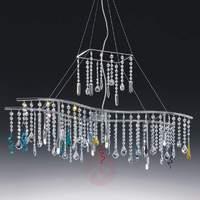 large silk gamma 100 cristall hanging light