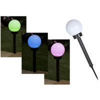 Large Colour Changing Solar Globe Light On Stake