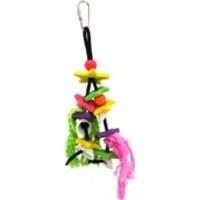 latex caribbean ocean mix bird toy