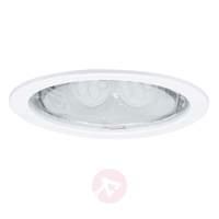 Large ceiling recessed light LORA, white