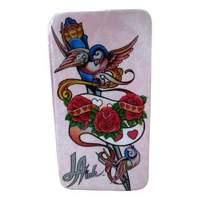 la ink bird and rose tattoo hinged purse pink gw162862lik