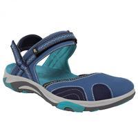 lady hayworth sandal blue enamel