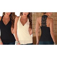 lace back tank top 2 colours buy 1 2 or 3