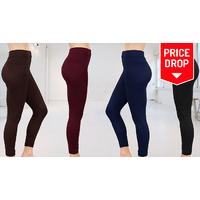 ladies unisex fleece lined leggings