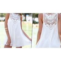 lace detail mini dress 2 sizes