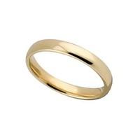 Ladies\' 18ct gold 3mm superior court wedding ring