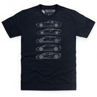 Lamborghini V12 Generations T Shirt