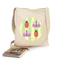 ladybugs and butterflies: bag