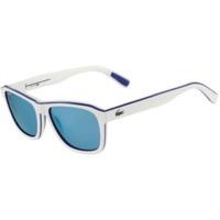 lacoste l827s 105 white blueblue mirrored