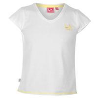 LA Gear V Neck T Shirt Junior Girls