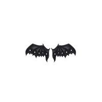 lace bat wings hair clips