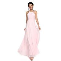 lan ting bride floor length jewel bridesmaid dress open back sleeveles ...