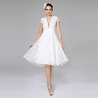 lan ting bride a line wedding dress chic modern little white dress kne ...