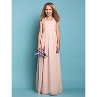 lanting bride floor length chiffon junior bridesmaid dress sheath colu ...