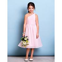 lanting bride knee length chiffon junior bridesmaid dress a line one s ...