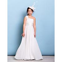 lanting bride floor length chiffon junior bridesmaid dress a line one  ...