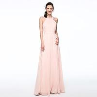 lan ting bride floor length jewel bridesmaid dress elegant sleeveless  ...