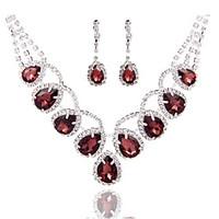 Ladies\'/Women\'s Alloy Wedding/Party Jewelry Set With Pearl/Rhinestone