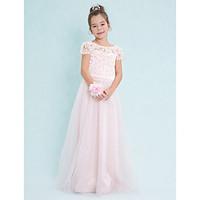 lanting bride floor length lace tulle junior bridesmaid dress a line s ...