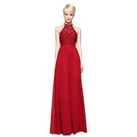 lan ting bride floor length jewel bridesmaid dress elegant sleeveless  ...