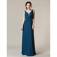 LAN TING BRIDE Floor-length Straps Bridesmaid Dress - Beautiful Back Sleeveless Chiffon