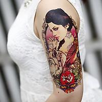 Large Arm Flowers Fake Transfer Temporary Tattoos Body Sexy Stickers Waterproof