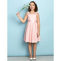 lanting bride knee length lace junior bridesmaid dress mini me a line  ...