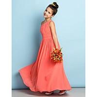 lanting bride ankle length chiffon junior bridesmaid dress mini me a l ...