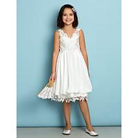 lanting bride knee length chiffon lace junior bridesmaid dress mini me ...