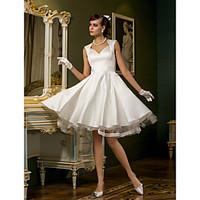 lan ting bride a line wedding dress chic modern reception little white ...