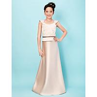 lanting bride floor length satin junior bridesmaid dress a line prince ...