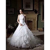 LAN TING BRIDE Ball Gown Wedding Dress - Classic Timeless Elegant Luxurious Glamorous Dramatic Vintage Inspired Chapel TrainHigh