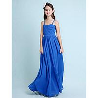 lanting bride floor length chiffon junior bridesmaid dress sheath colu ...